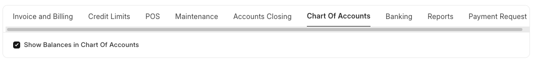 Pengaturan Bagan Akun Detail