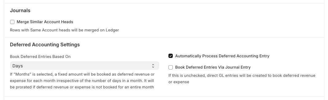 Pengaturan Akun Tunda Detail