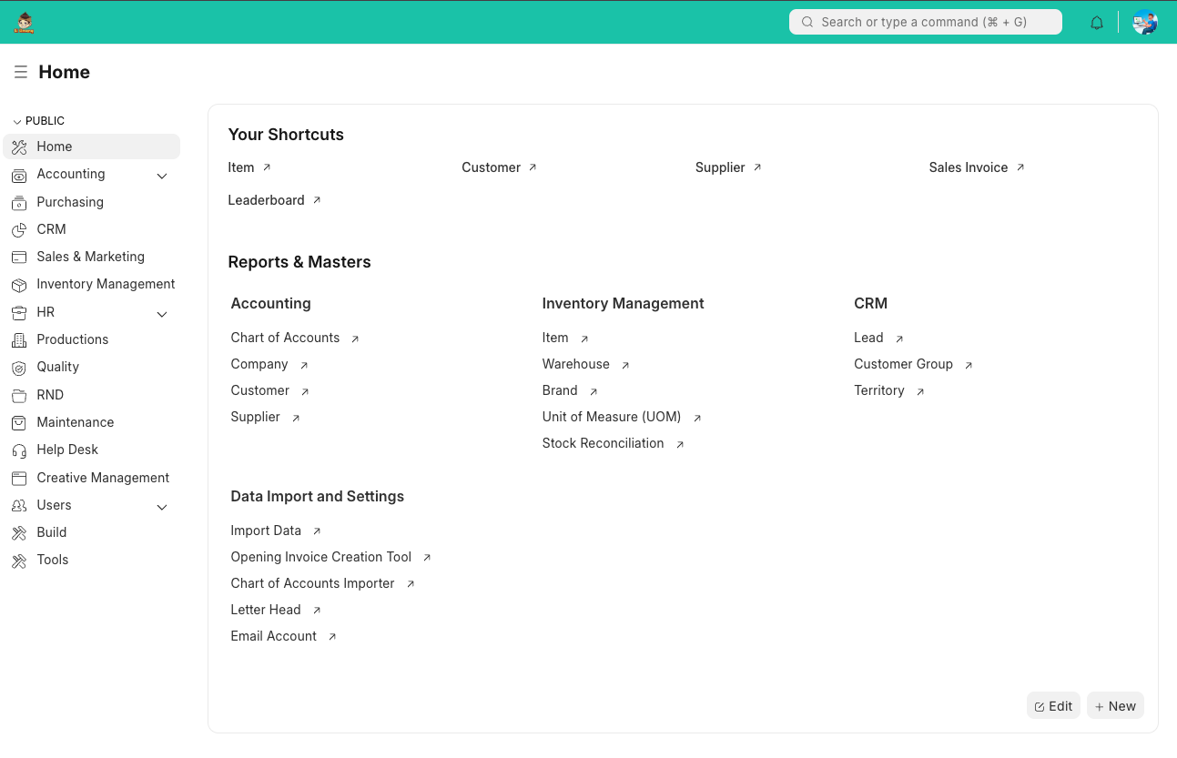 Overview ERP Siumang